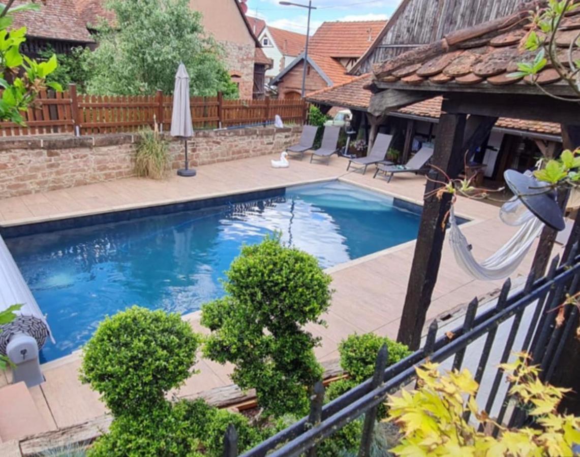 Le Clos Bleu - Gite Rural Schillersdorf ภายนอก รูปภาพ