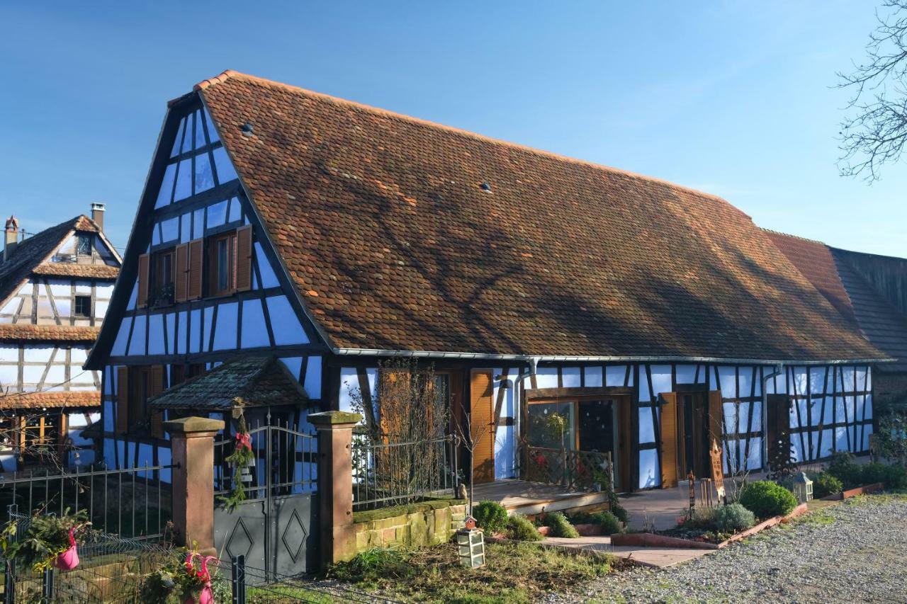 Le Clos Bleu - Gite Rural Schillersdorf ภายนอก รูปภาพ